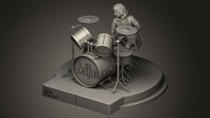 Statues of famous people (STKC_0095) 3D model for CNC machine